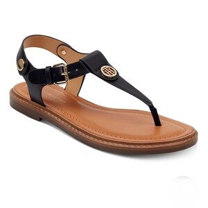 Tommy Hilfiger Women's Black Bennia
Thong Flat Sandals Size 10 Color Black